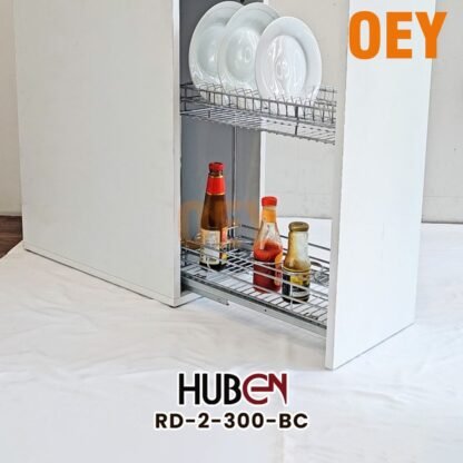 HUBEN RD-2 300 RAK DAPUR 30CM PIRING GELAS BOTOL BUMBU DAPUR BAWAH DALAM KABINET UNIT BOTTOM CABINET KITCHEN SET - Gambar 2