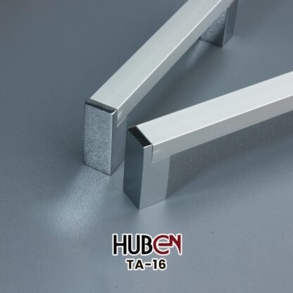 HUBEN TA-16 192MM TARIKAN LACI HANDLE ALUMINIUM 96 128 160 224 256 320 ANODIZE CHROME - Gambar 4