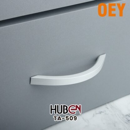 HUBEN TA-509 TARIKAN LACI ALUMINIUM 96 128 160 192 224MM ANODIZE PINTU LEMARI KABINET DAPUR - Gambar 2