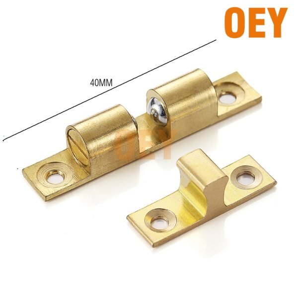 KP-JU40 KECES PINTU JEPIT UDANG 40MM / 4CM - KUNINGAN - Gambar 2