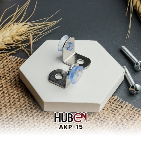 HUBEN AKP-15 SS STAINLESS  AMBALAN KOP PLAT TIPIS (UNTUK AMBALAN KACA) - Gambar 3