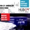 200 X HUBEN RH-21 AMBALAN RING BESI RING LAKI (UNTUK RAK KAYU) (GROSIR)