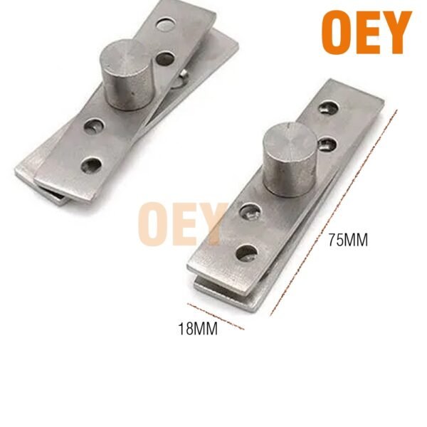 2 X ENGSEL PIVOT TENGAH STAINLESS JENDELA 3 INCHI - 75 MM Stainless Steel