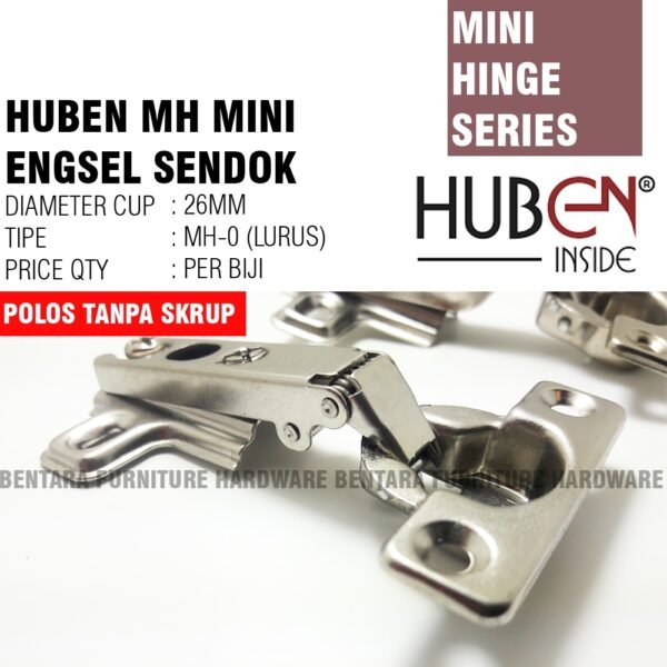 HUBEN MH - ENGSEL SENDOK MINI 26 MM MH-0 MH-8 MH-16 LURUS SETENGAH FULL BUNGKUK