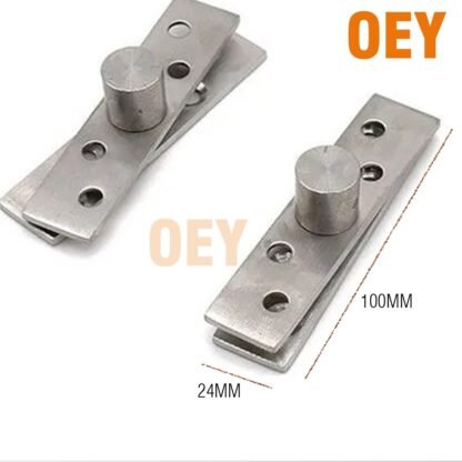 2 x ENGSEL PIVOT TENGAH 4 INCHI STAINLESS  Engsel Pivot Tengah 4" / 100 MM - Jendela - Stainless Steel