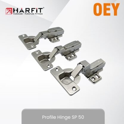 HARFIT SP50 - 40MM ENGSEL SENDOK PROFIL SLOW MOTION CLIP-ON (UNTUK PINTU TEBAL HEAVY DUTY SOFT CLOSE - Gambar 2