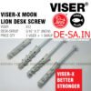 ANGKUR  X-12 + Skrup Moonlion Desk Screw 5/16" x 3"  -  Angkur Dinding Beton Tembok Bata Ringan