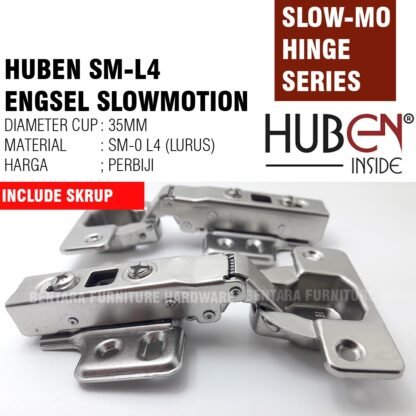 HUBEN SM-L4 35MM ENGSEL SENDOK SLOW MOTION SM-0 SM-8 SM-16 Lurus Setengah Full Bungkuk