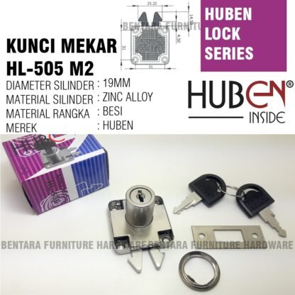 HUBEN HL-505 M2 KUNCI MEKAR (SLIDING DOOR) EKONOMIS