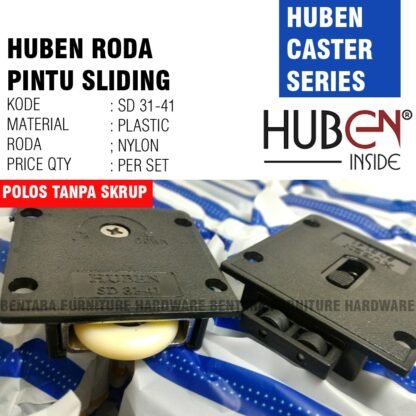 HUBEN SD-31 / 41 RODA PINTU GESER WHEEL CASTER SLIDING DOOR (UNTUK REL U DAN M )