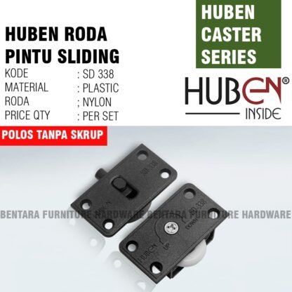 HUBEN SD-31 / 41 RODA PINTU GESER WHEEL CASTER SLIDING DOOR (UNTUK REL U DAN M ) - Gambar 2