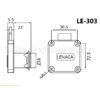 HUBEN LENAGA LE-303 KUNCI LACI PINTU EKONOMIS DRAWER LOCK - Gambar 5