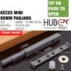 HUBEN TO-1 80MM TIP-ON  PUSH OPEN MAGNET PANJANG PUSH TO OPEN MZ-1326  KECES DAMPER BUFFER PUSH OPEN MINI LATCH CATCH PINTU KABINET CUPBOARD