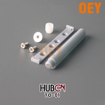 HUBEN TO-1 80MM TIP-ON  PUSH OPEN MAGNET PANJANG PUSH TO OPEN MZ-1326  KECES DAMPER BUFFER PUSH OPEN MINI LATCH CATCH PINTU KABINET CUPBOARD - Gambar 2