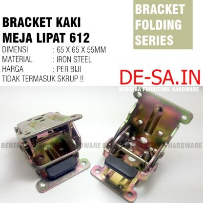 ML - 612 BRAKET KAKI MEJA LIPAT ENGSEL PENGUNCI PENCET MEJA SOFA BED - Lot Locking Hinges Table Leg Fold Bracket Hinge