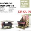 ML - 612 BRAKET KAKI MEJA LIPAT ENGSEL PENGUNCI PENCET MEJA SOFA BED - Lot Locking Hinges Table Leg Fold Bracket Hinge - Gambar 3
