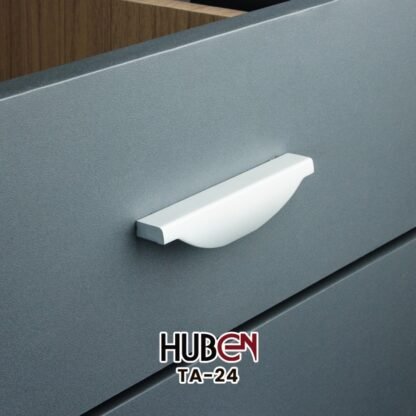 HUBEN TA-24 TARIKAN LACI ALUMINIUM 64 96 128 160 192 ANODIZE PINTU LEMARI KABINET DAPUR - Gambar 2