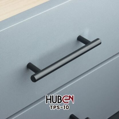 HUBEN TPS-10 188MM TARIKAN LACI HANDLE BLACK GOLD BRUSH NICKEL PINTU LEMARI KABINET DAPUR DRAWER - Gambar 2