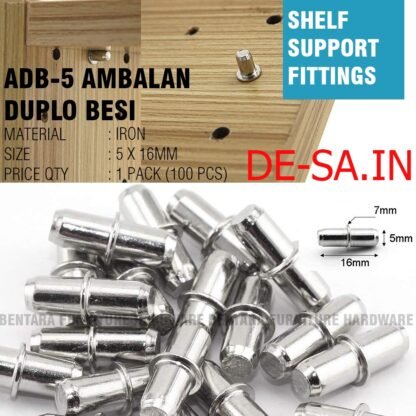 100 X HARFIT ADB-5 AMBALAN DUPLO BESI 5MM