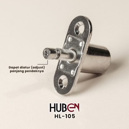 Huben HL-105 - Kunci Laci Kunci Huben Push Lock (Kunci Tekan) Drawer Lock - Gambar 5