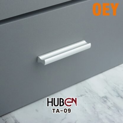 HUBEN TA-09 192MM TARIKAN LACI ALUMINIUM 32 64 96 128 160 ANODIZE PINTU LEMARI KABINET DAPUR DRAWER - Gambar 2