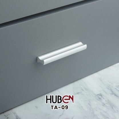 HUBEN TA-09 192MM TARIKAN LACI ALUMINIUM 32 64 96 128 160 ANODIZE PINTU LEMARI KABINET DAPUR DRAWER - Gambar 3