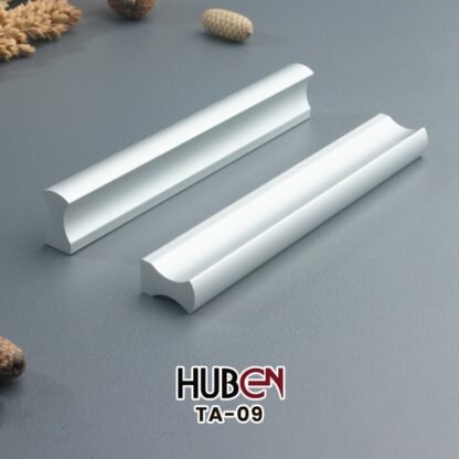 HUBEN TA-09 192MM TARIKAN LACI ALUMINIUM 32 64 96 128 160 ANODIZE PINTU LEMARI KABINET DAPUR DRAWER - Gambar 4