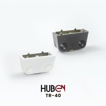 HUBEN TR40 TRAVES - 38 X 20 X 13MM Trapes Trafex Putih - Knock Down Fitting LEMARI KABINET MEJA