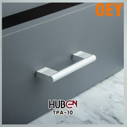 HUBEN TPA-10 192MM TARIKAN LACI HANDLE ALUMINIUM 96 128 160 ANODIZE PINTU LEMARI KABINET DAPUR DRAWER - Gambar 2