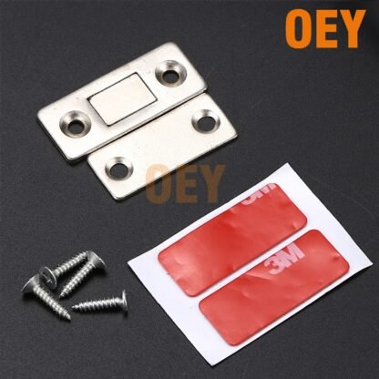 MP-40ST MAGNET PINTU TIPIS KUAT 40MM PEREKAT ULTRA THIN STRONG MAGNET CATCHES - Gambar 2