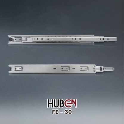 2 X HUBEN FE-30 500 MM (50 CM) REL LACI DOBEL TRACK BALL BEARING FULL EXTENSION EKONOMIS 25 / 30 / 35 / 40 / 45 CM - Gambar 3