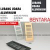 LUA-80 /150MM LUBANG UDARA ALUMINIUM 8 x 15 Cm FURNITURE HAWA  80 x 150 MM - SILVER BLACK GOLD Ventilasi Persegi