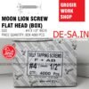(GROSIR) #4 x12 MM GS-ML MOON LION BOX GS-ML 4000 PCS Skrup Tapping Screw (Sekrup Lion #4 X1/2") (WORKSHOP) - Gambar 2