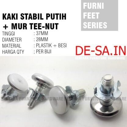 Baut M8 Kaki Stabil Sofa & Meja - Furniture Feet Adjuster