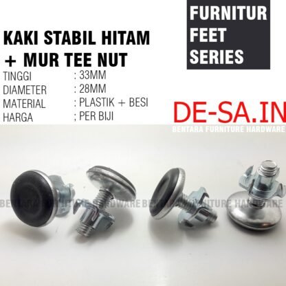 Baut M8 Kaki Stabil Sofa & Meja - Furniture Feet Adjuster - Gambar 2