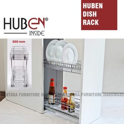 HUBEN RD-2 300 RAK DAPUR 30CM PIRING GELAS BOTOL BUMBU DAPUR BAWAH DALAM KABINET UNIT BOTTOM CABINET KITCHEN SET - Gambar 2