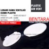 65MM VENTILASI PLASTIK PUTIH - LUBANG HAWA FURNITURE WHITE - Gambar 2