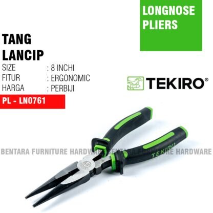 TEKIRO TANG LANCIP 8 INCH (N - R) TOOLS - ALAT PERKAKAS - KUNCI ALAT PERTUKANGAN PL-LN0761