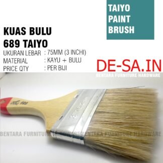 689 Taiyo Kuas Bulu 3 Inchi - Bristle Painting Brush