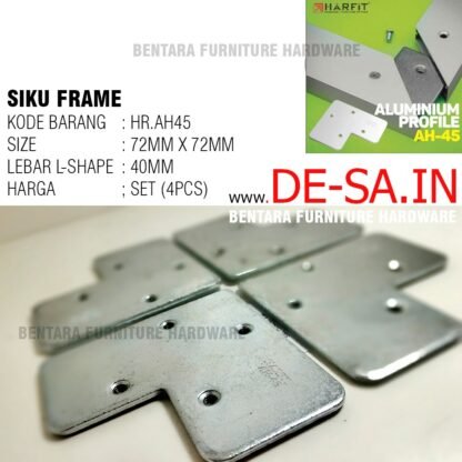 4 X Harfit AH-45 Siku (Untuk Frame Alumunium)